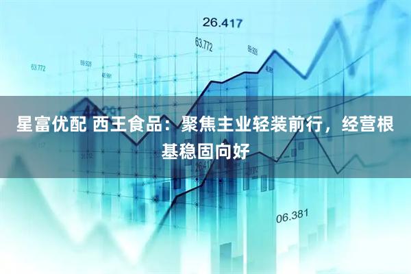 星富优配 西王食品：聚焦主业轻装前行，经营根基稳固向好
